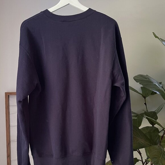 Men's CHAMPION Navy Blue CLEMSON Tigers Pullover Sweatshirt Embroidered Medium M - Picture 3 of 4